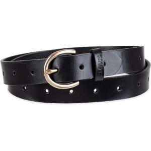 Levi’s Women’s Casual Leather Belt(Black Perforated)