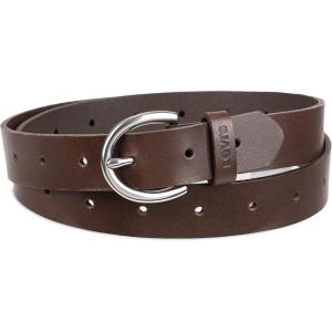 Levi’s Women’s Casual Leather Belt(Brown Perforated)