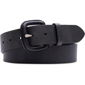Levi’s Women’s Casual Wrapped Leather Buckle Jean Belt(Black)