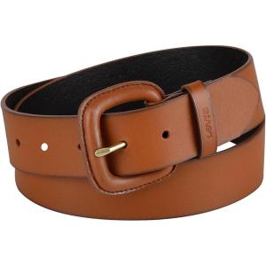 Levi’s Women’s Casual Wrapped Leather Buckle Jean Belt(Tan)