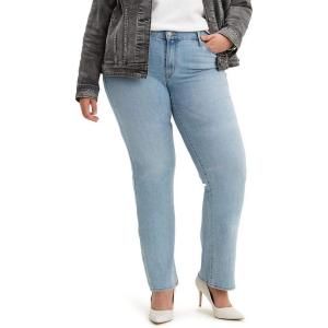 Levi’s Women’s Classic Straight Jeans (Plus Size)(Oahu Morning Dew)
