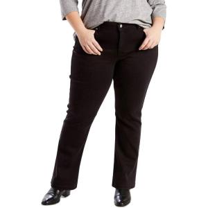 Levi’s Women’s Classic Straight Jeans (Plus Size)(Soft Black)