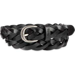 Levi’s Women’s Fully Adjustable Casual Leather Braided Belt for Jeans and Dresses(Black Braid)