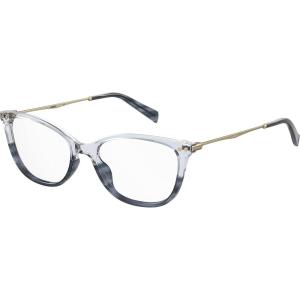 Levi’s Women’s Lv 5021 Cat Eye Prescription Eyewear Frames(Blue Horn/Demo Lens)