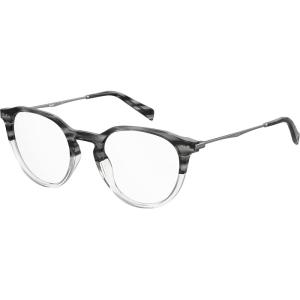 Levi’s Women’s Lv 5022 Round Prescription Eyewear Frames(Gray Horn/Demo Lens)