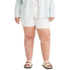 Levi’s Women’s Mid-Length Shorts(Chalk White)