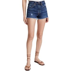 Levi’s Women’s Premium 501 Original Shorts ​​​​​(Also Available in Plus)(Salsa Destiny – Dark Indigo)