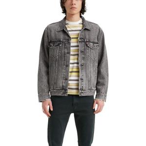 Levi’s mens Relaxed Fit Trucker(Black Bear Claws)