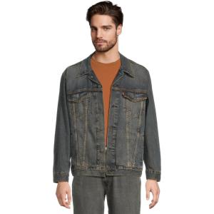 Levi’s mens Relaxed Fit Trucker(Cocoa Butter)