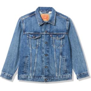 Levi’s mens Relaxed Fit Trucker((New) Check Mate)