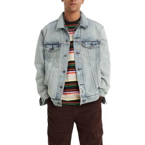 Levi’s mens Relaxed Fit Trucker(Sharpe Super)