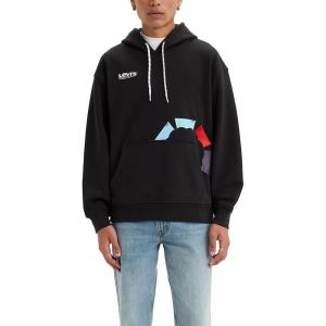 Levi’s mens Relaxed Graphic Hoodie (Also Available in Big & Tall)((New) Batring Po Caviar Graphic)