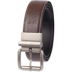 Levi’s mens Reversible Casual Jeans Belt(Brown/Black Jones)