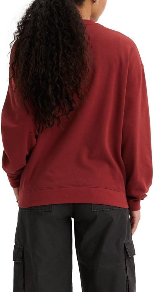imageLevis Womens Graphic Standard Crewneck SweatshirtHeart Sparkle Syrah