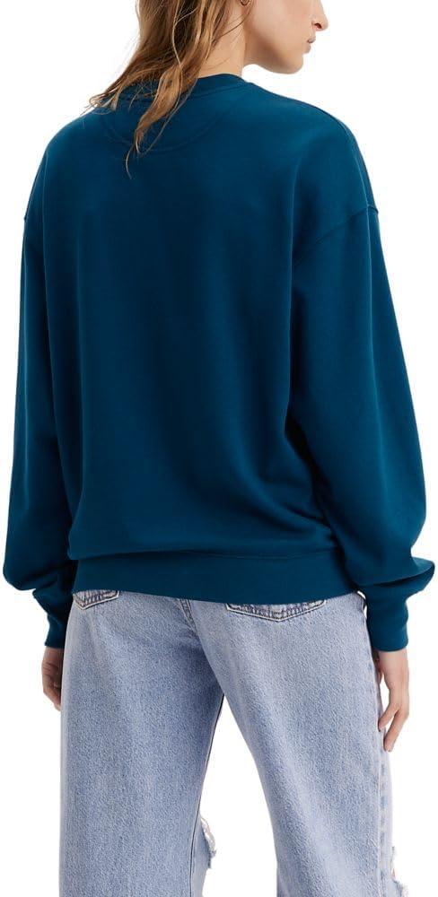 imageLevis Womens Graphic Standard Crewneck SweatshirtLily Sparkle Logo Gibralter Sea