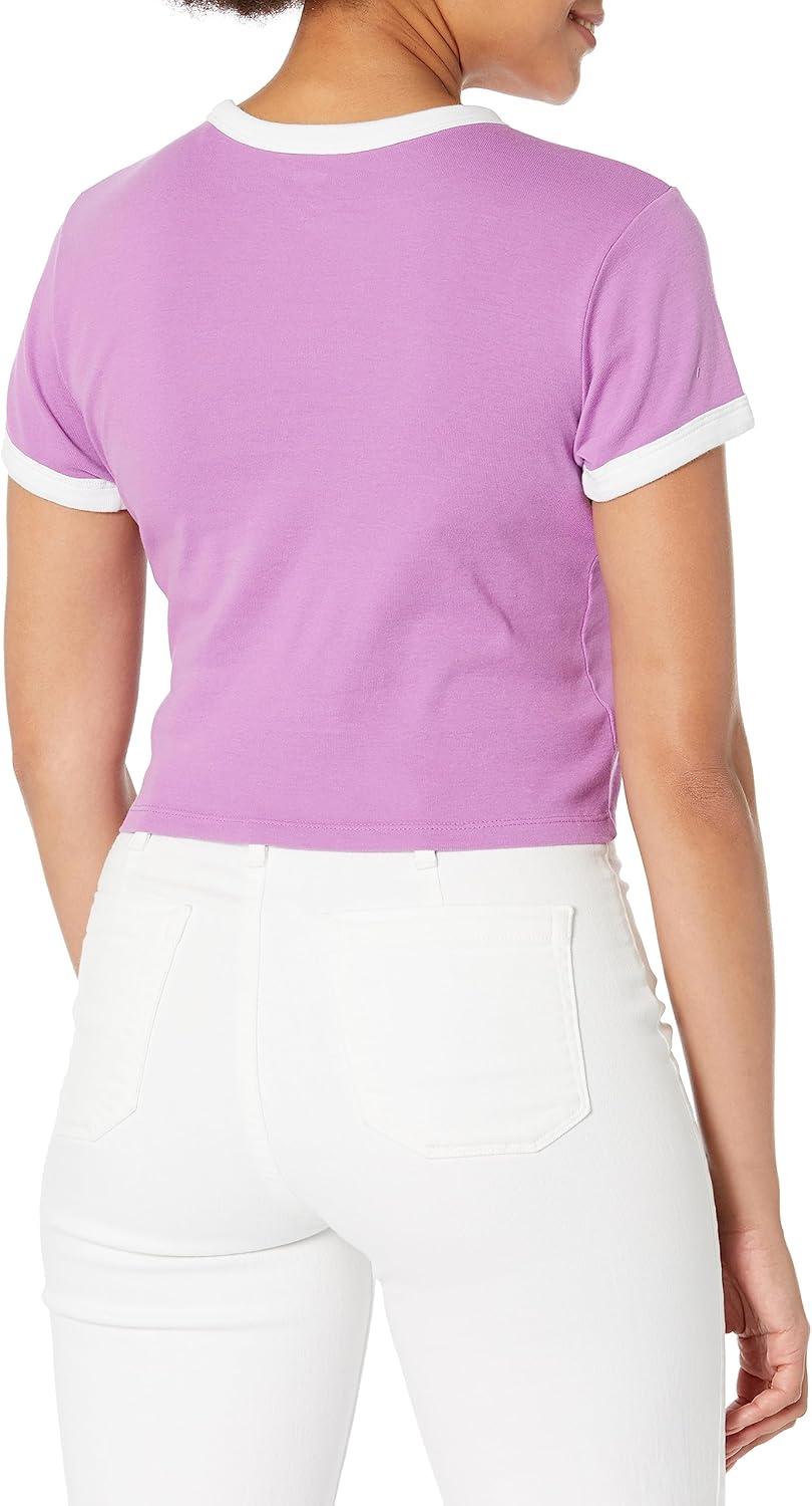 imageLevis Womens Perfect Graphic Tee ShirtBubble Ssnl Logo Iris Orchid