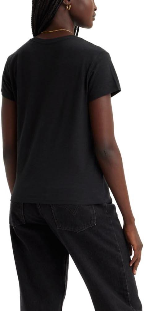 imageLevis Womens Perfect Graphic Tee ShirtNew Starry Night Caviar