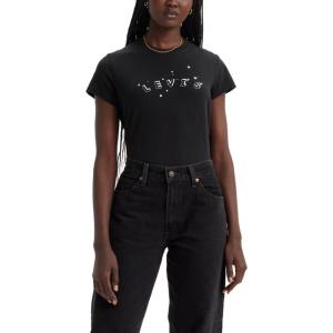 Levi’s Women’s Perfect Graphic Tee Shirt((New) Starry Night Caviar)