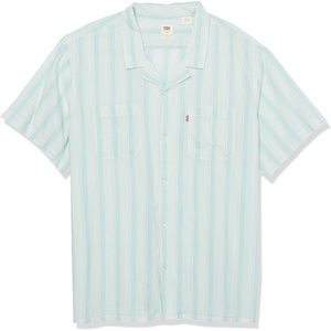 Levi’s Men’s Short Sleeve Classic Camper Shirt(Georgie Wasabi)