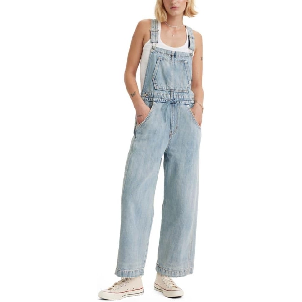 image:imageLevis Womens Apron Overall JeansNew Not in the Mood Stone