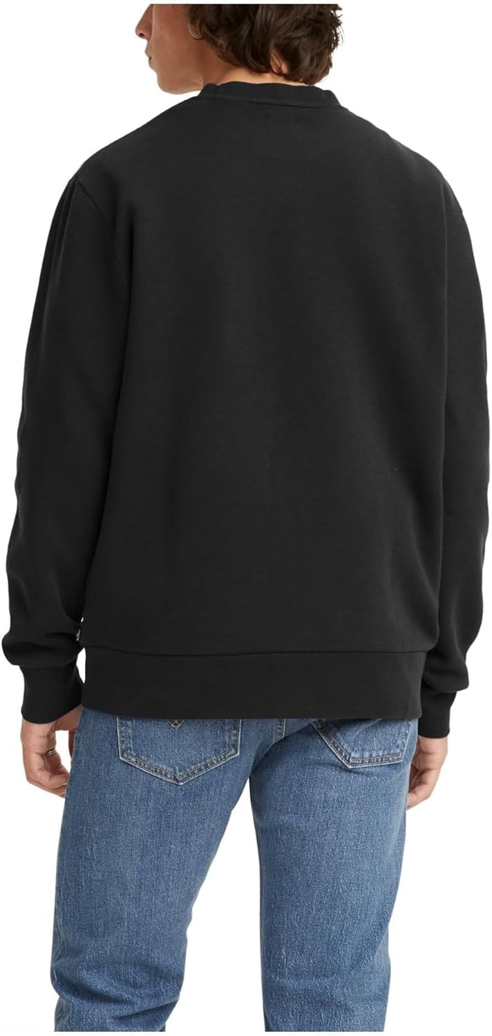 image:imageLevis mens Graphic Crewneck SweatshirtJet Black Fleece