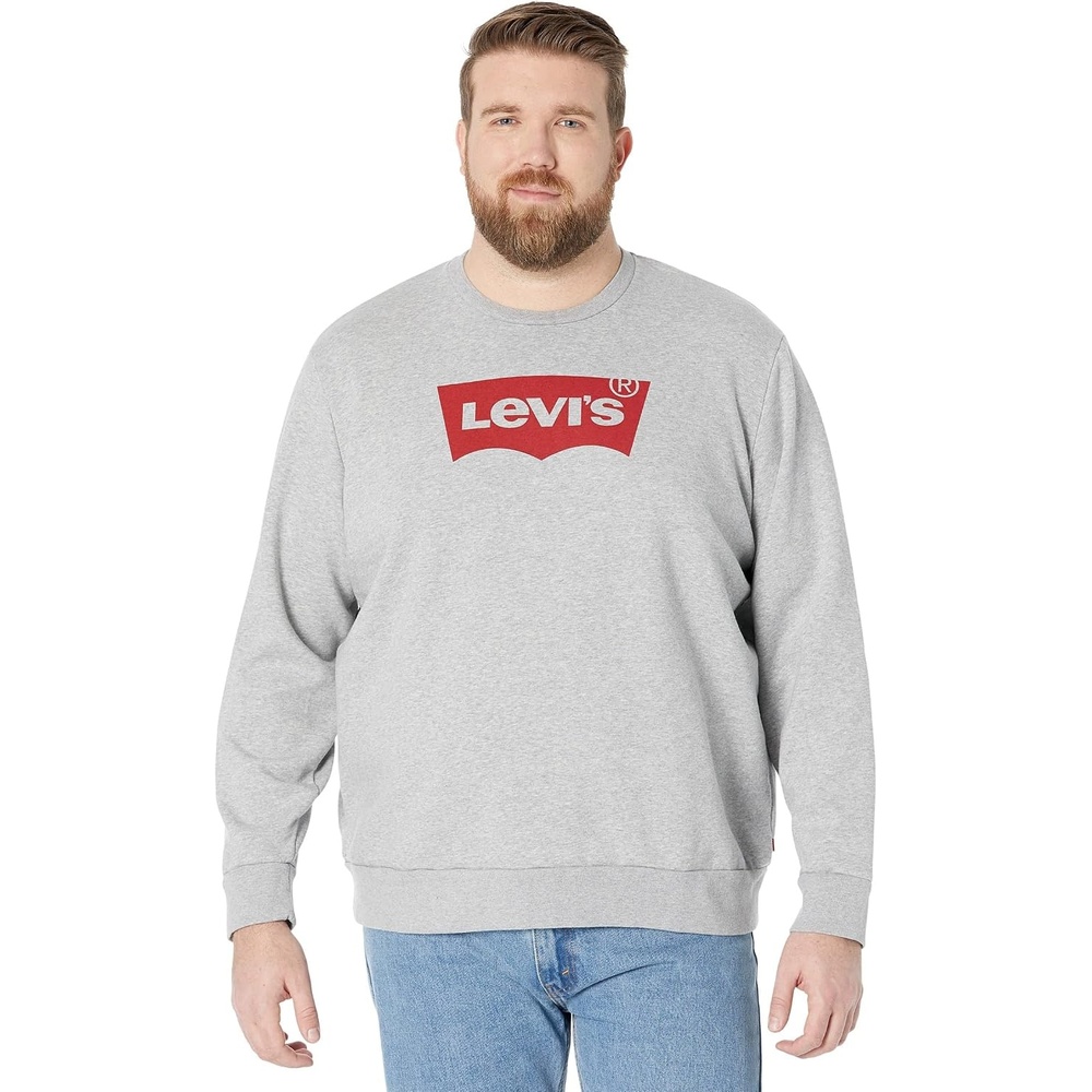 image:imageLevis mens Graphic Crewneck SweatshirtHeather Gray Fleece
